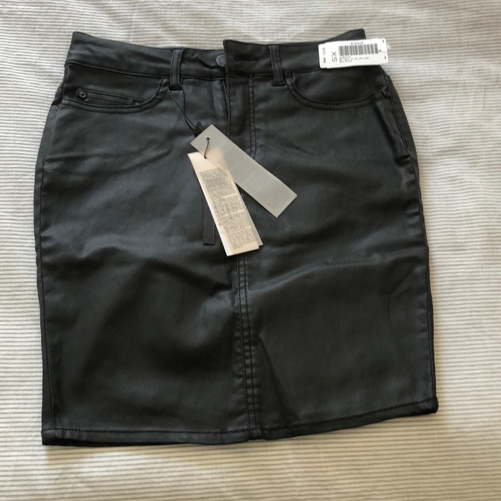 Noisy may pleather skirt xs